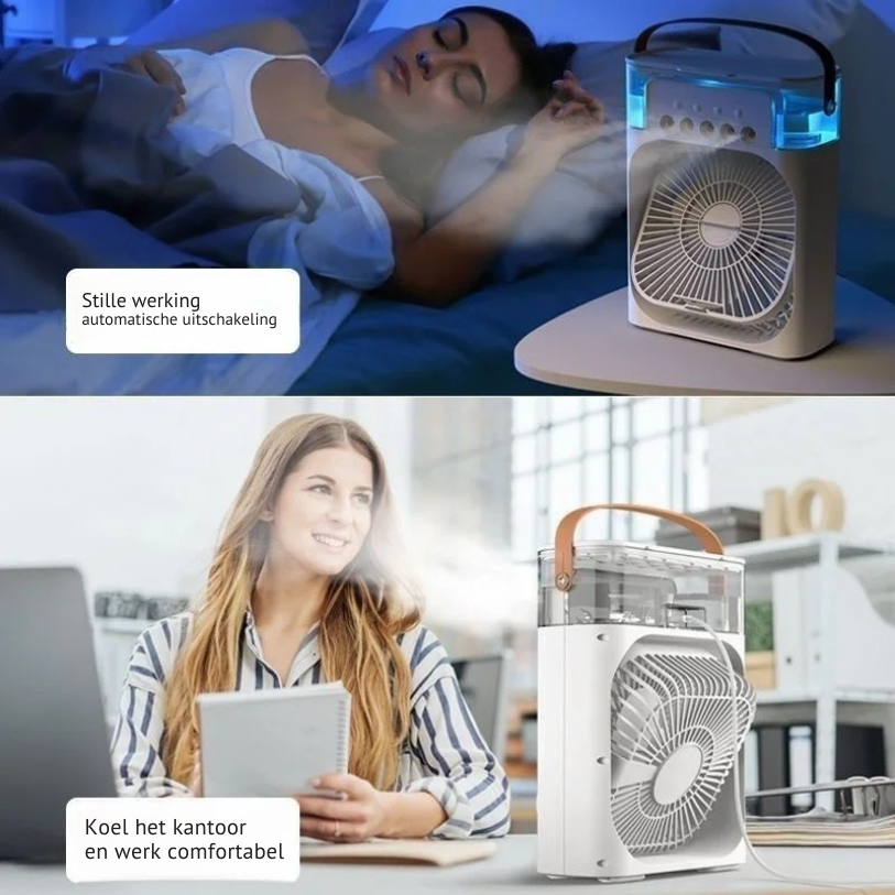 MiniAirCooler Pro – Geen Hitte Meer!