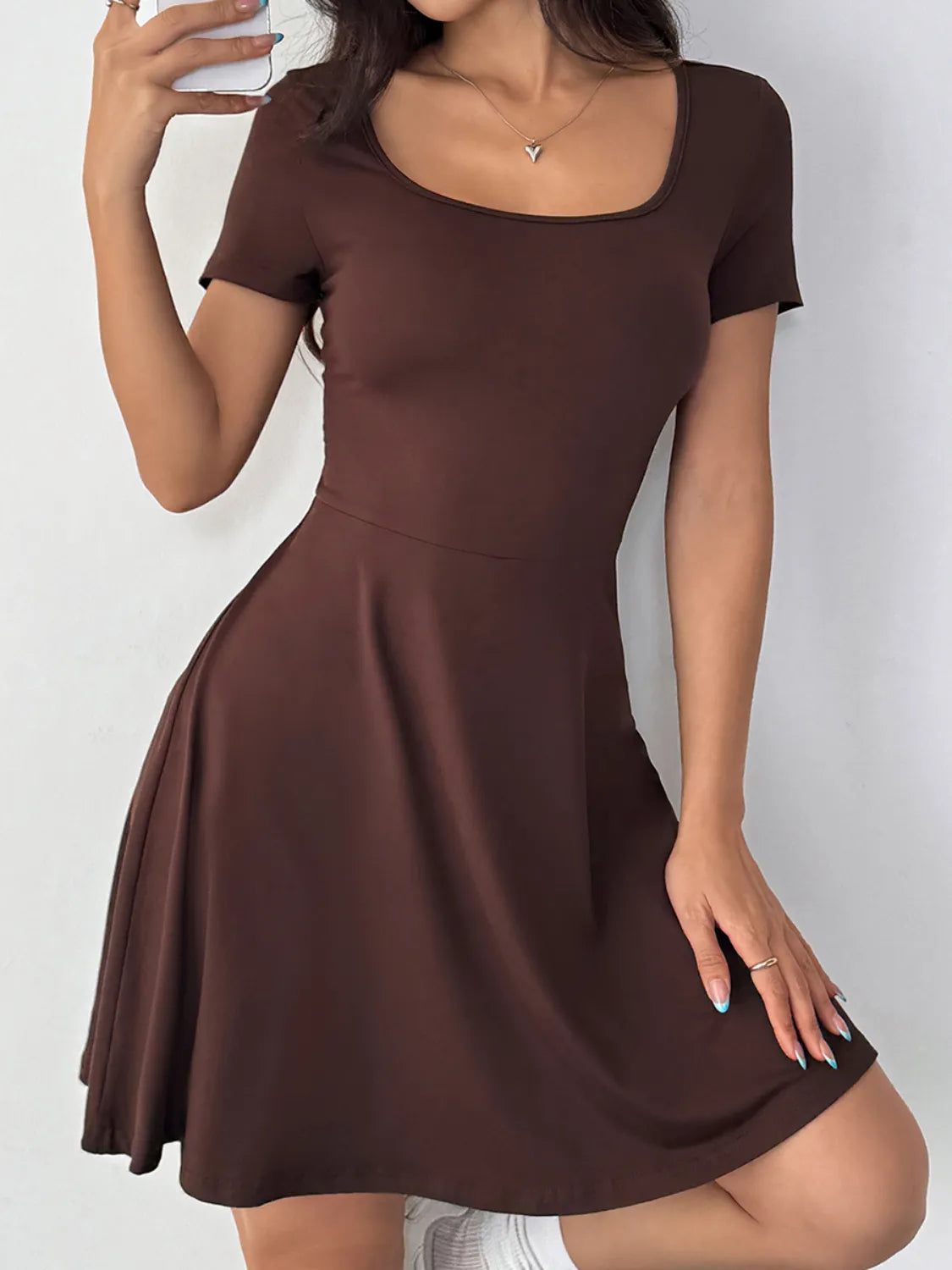 2-in-1 Zomerjurk met Ingebouwde Short