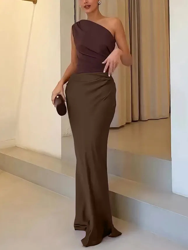One-Shoulder Jurk in Stijlvolle Look