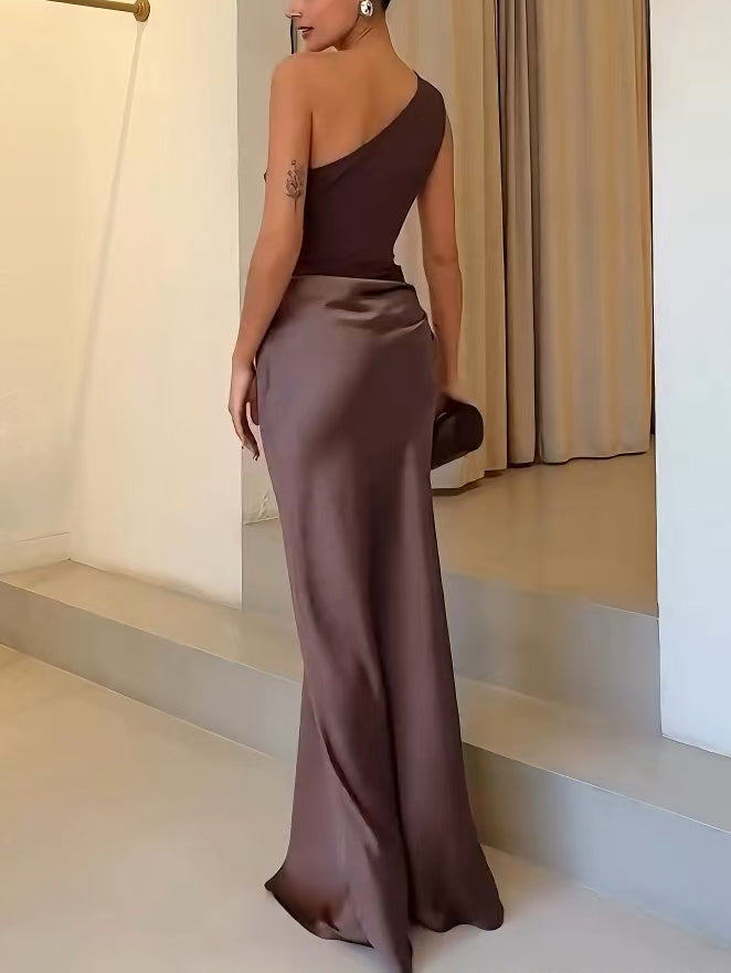 One-Shoulder Jurk in Stijlvolle Look