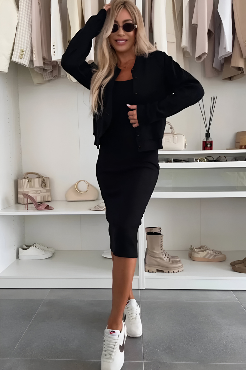 Velora™ | Luchtige Midi Jurk En Vest