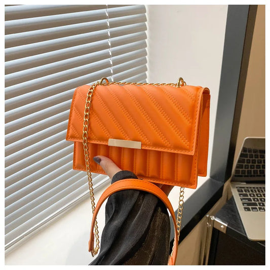 Trendy Oranje Crossbody Tas