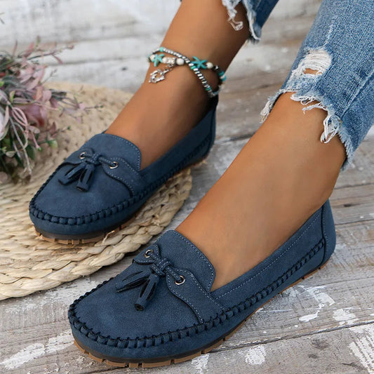 Vintage Stijl Loafers voor Dames